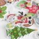 Nincs szín - 50db / tétel 2 lyuk Scrapbooking Mikulás szarvas fából készült karácsonyi gombok varrása
