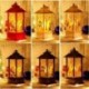 Arany-Hóember - Karácsonyi LED-es függő lámpa Mikulás jávorszarvas lángfényű lakberendezési karácsonyi lámpa