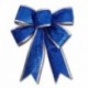 Arany - 2db nagy, fényes csillogó íj bowknot karácsonyfa party Baubles karácsonyi dekoráció