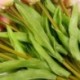 Rózsaszín - 10db mesterséges PU virág csokor hamis tulipán karácsonyi násznép esküvői dekoráció