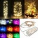 Kék - 10LED cellás működtetésű mikrohuzal húr tündér fény DIY Party Xmas esküvő