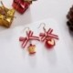 karácsonyi koszorú - Karácsonyfa harang szarvas hóember fülbevaló fülbevaló horog karácsony Xmas Party női ékszer