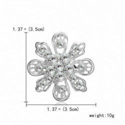 3-aranyos virág - Divat kristály virág csokor bross csapok nők karácsonyi esküvői menyasszonyi ajándék