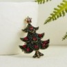 50-karácsonyfa-vörös kristály ... - 2020 karácsonyfa kristályos Mikulás hópehely Jingle Bell zománc bross tű