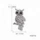 Gyík - Női bagoly állati kristály strasszos bross tű jelmez ékszer dekoráció karácsonyi ajándék