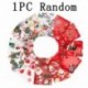 10db Zöld ajándék - 10db karácsonyi cukorka sütik géz táska harisnya palack karácsonyi díszek dekoráció forró