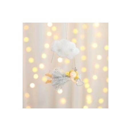 â 35 Felhõ angyal - Karácsonyi angyal plüss baba medál karácsonyfa függő dekoráció party díszek