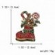 * 2-Körte - Divat karácsonyi XMAS tök SmallBell női jelmez bross tű ünnepi party