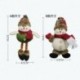 Jávorszarvas - Karácsonyi ajándék Mikulás hóember dísz fesztivál party Xmas Tree Decor Doll