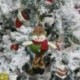 Jávorszarvas - Karácsonyi ajándék Mikulás hóember dísz fesztivál party Xmas Tree Decor Doll
