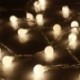 Nincs szín - 4m 40LED földgömb izzó gömb karácsony húr függönylámpa tündér fény meleg fehér dekoráció!