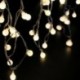 Nincs szín - 4m 40LED földgömb izzó gömb karácsony húr függönylámpa tündér fény meleg fehér dekoráció!
