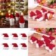 6db - 6 / 30db Mini Mikulás sapka karácsonyi party Xmas Decor Holiday Lollipop Top UK