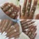 8db / Set Silver * 1 - 20db Boho verem sima felett csülök gyűrű Midi ujjhegy gyűrűk készlet ezüst / arany