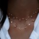 * 61 Etnikai cigány Boho arany nyak ... - Többrétegű női női ötvözet kulcscsont choker nyaklánc bűbáj lánc ékszerek