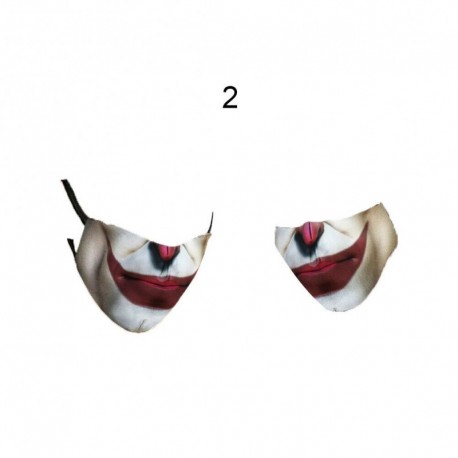2 - UK_ DIVATOS DIGITÁLIS NYOMTATÁS SZájfedél porvédő arcborító HALLOWEEN DECOR O