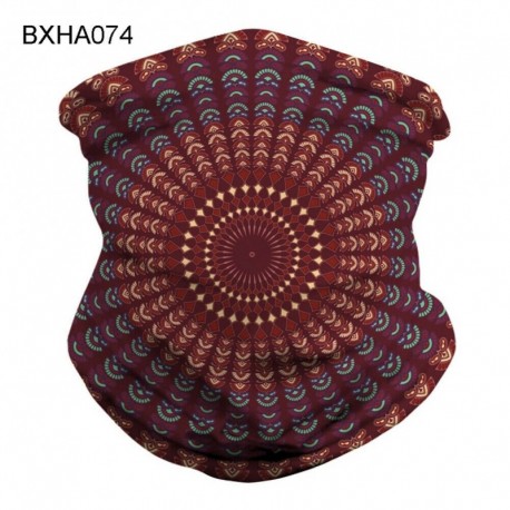 BXHA074 - UK_ Leopard Dust Proof Anti UV Face Cover Légáteresztő nyakvédő Bandana Wrap Ut