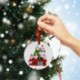 10 * - UK_ FE- Aranyos karácsonyfa Mikulás arcborító medál dísz karácsonyra dec
