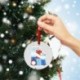 1 * - UK_ FE- Aranyos karácsonyfa Mikulás arcborító medál dísz karácsonyra dec