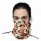 Virágok - LT_ UNISEX ANTI UV STRETCH ARCBORÍTÓ KÜLSŐ NYAKGÉPES SÁL SZŰRŐKKEL O