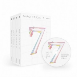 BTS - Map Of The Soul : 7 CD album - KPOP - BTS - Bangtan Boys - 4. verzió - Poszter nélkül