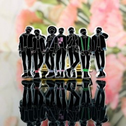 BTS banda kitűző - KPOP - BTS - Bangtan Boys