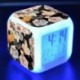 BTS csoportképes - Színváltós LED ébresztőóra naptárral és hőmérővel - KPOP - BTS - Bangtan Boys - 9