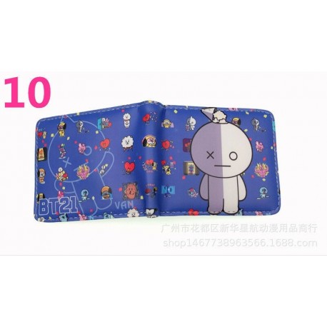 BT21 - VAN kihajtható pénztárca - KPOP - BTS - Bangtan Boys - 10