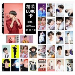 JUNGKOOK 10. verzió - 88 x 56mm-es 30db-os fotó szett - LOMO kártya - KPOP - BTS - Bangtan Boys