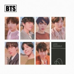 Y verzió - 85 x 54mm-es 8db-os BTS fotó szett - LOMO kártya - KPOP - BTS - Bangtan Boys