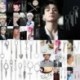 Ezüst színű Jimin láncos fülbevaló- KPOP - BTS - Bangtan Boys - 3