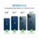 IPhone 6s Plus készülékhez - Tok iPhone 12 Pro Max 11 X XR XS ShockProof puha telefon TPU szilikon borítóhoz