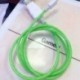 C típusú kék - Áramló LED világít USB szinkron töltő adatkábel töltőkábel C típusú telefonhoz