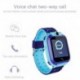 Kék (vízálló) - Vízálló gyerekek intelligens órája elveszett, biztonságos GPS Tracker SOS hívás Android iOS