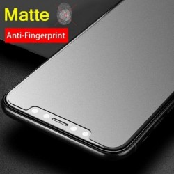 IPhone XS Max esetén - Matt, tükröződésmentes, edzett üveg képernyővédő fólia iPhone 11 Pro XR XS MAX 8 7