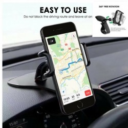 Az Asus Zenfone számára 2 3 5 6 - 360 ° -os HUD autó műszerfal csúszásgátlós telefon GPS tartó tartó tartó klip