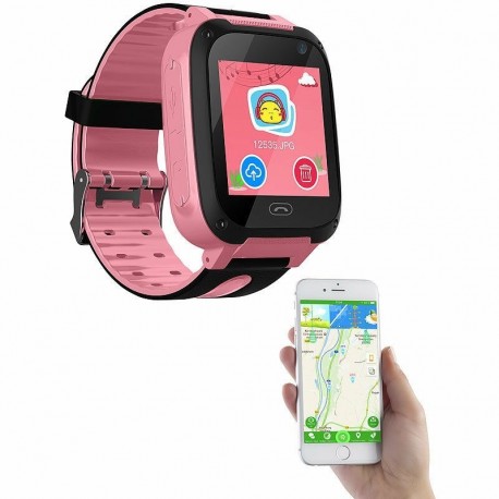 Nincs szín - Kinder-Smartwatch mit Telefon Kamera / GSM / LBS-Tracking / SOS-Funktion rosa