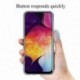 Nincs szín - Samsung Galaxy A70 Handy Schutz Hülle Silikon tok Tasche Cover 9H Hartglas