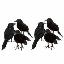 Nincs szín - Fekete Lifesize Raven filmprofil hamis varjú Halloween hamis madárvadászat