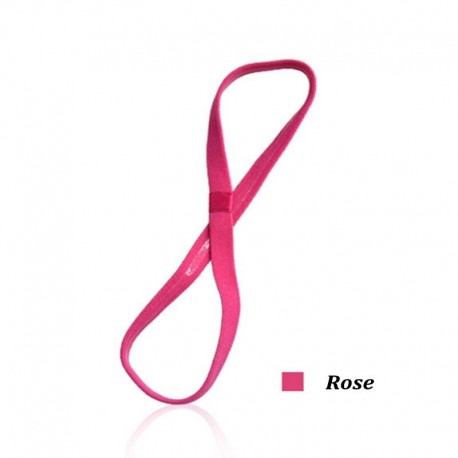 Rózsavörös - 9 szín Unisex női férfi sport jóga edzőszalag tornaterem Stretch fejpánt hajpánt