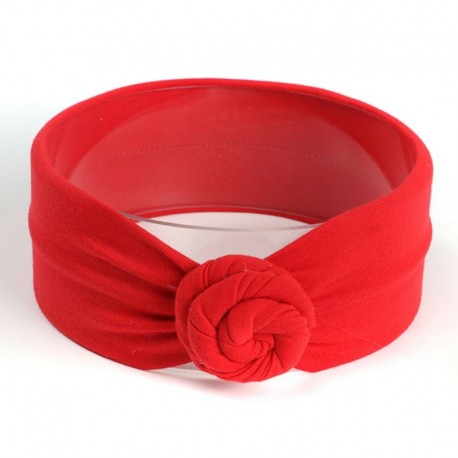 Piros - 2019 Kids Girls Baby Toddler Turban Knot fejpánt hajszalag kiegészítők fejfedők