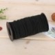 Weiß runden-20 méter / 3mm - 10-180M 3 / 6mm Elastisch Gummiband Band Gummikordel Kleidung Ersetzen Nøhen DIY