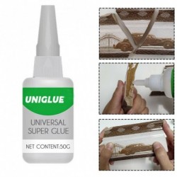 50g - 20G / 50G Uniglue Universal Super Glue Erős műanyag ragasztó Kézműves javítás