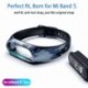 Lótusz szín - Xiaomi Mi Band 5 szilikon puha csuklópánt karkötő csere karszalaghoz UK