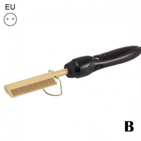 EU szabvány - Elektromos hajcsavaró vasvasaló réz forró fésűs nedves és száraz hajgöndörítés