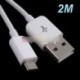 2M Micro USB adat sync töltő kábel Nokia Samsung