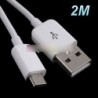 2M Micro USB adat sync töltő kábel Nokia Samsung