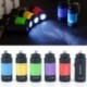 piros - Mini USB újratölthető zseblámpa LED-es zseblámpa lámpa zseb kulcstartó vízálló