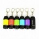 zöld - Mini USB újratölthető zseblámpa LED-es zseblámpa lámpa zseb kulcstartó vízálló