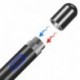 Fekete - Ceruza toll Apple iPad / iPhone / Samsung Galaxy Tablet / Tablet / Telefonhoz